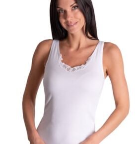 Dámská košilka Aurel EMILI bílá 3XL