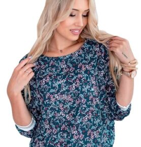 Dámská halenka 1144T_04 HAJDAN mořská tmavá L