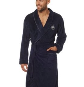 Pánský župan Marine granat L&L granát (modrá) 3XL