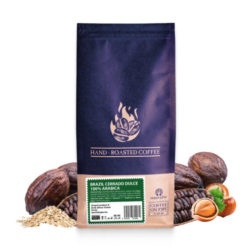 Coffee On Fire BRAZIL CERRADO DULCE, 100% ARABICA zrnková káva Velikost balení: zrnková káva 1000g