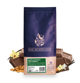 Coffee On Fire BRAZIL EXTRAFINO, 100% ARABICA zrnková káva Velikost balení: zrnková káva 500g