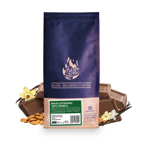 Coffee On Fire BRAZIL EXTRAFINO, 100% ARABICA zrnková káva Velikost balení: zrnková káva 500g