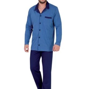 Pánské pyžamo Big Norbert 826/01 HOTBERG modrá 3XL