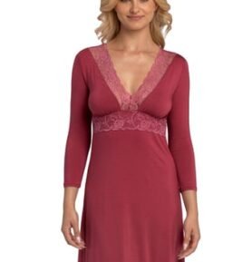Dámská noční košile Thelma BABELLA malina (Raspberry) 3XL