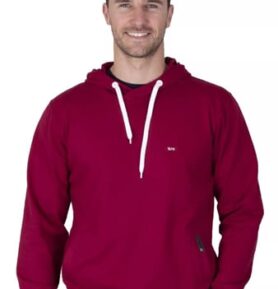 Pánská mikina 621B TDS bordo (vínová) XL