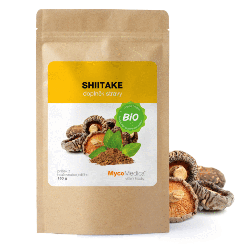 MycoMedica BIO Shiitake - prášek 100g