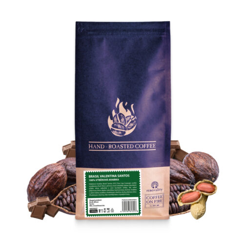 Coffee On Fire BRASIL SANTOS NY2 scr. 17/18 Fine Cup s.s. COOXUPE 100% Arabika zrnková káva Velikost balení: zrnková káva 1000g