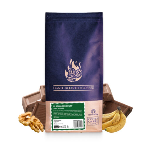 Coffee On Fire El SALVADOR SHG EP  100% Arabika zrnková káva Velikost balení: zrnková káva 500g