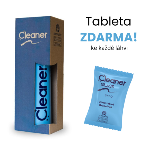 Láhev Sklo/Zrcadlo s rozprašovačem a tabletou  500 ml