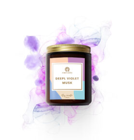 Deep Violet Musk – sójová svíčka 250 ml