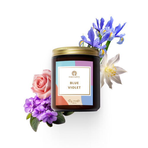 Blue Violet  – sójová svíčka 250 ml