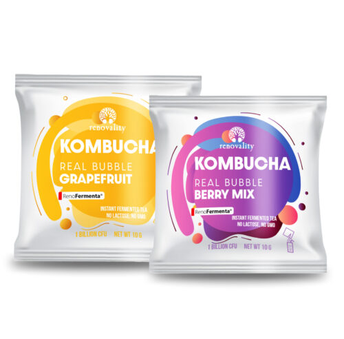 Kombucha Real Bubble Berry Mix + Grapefruit