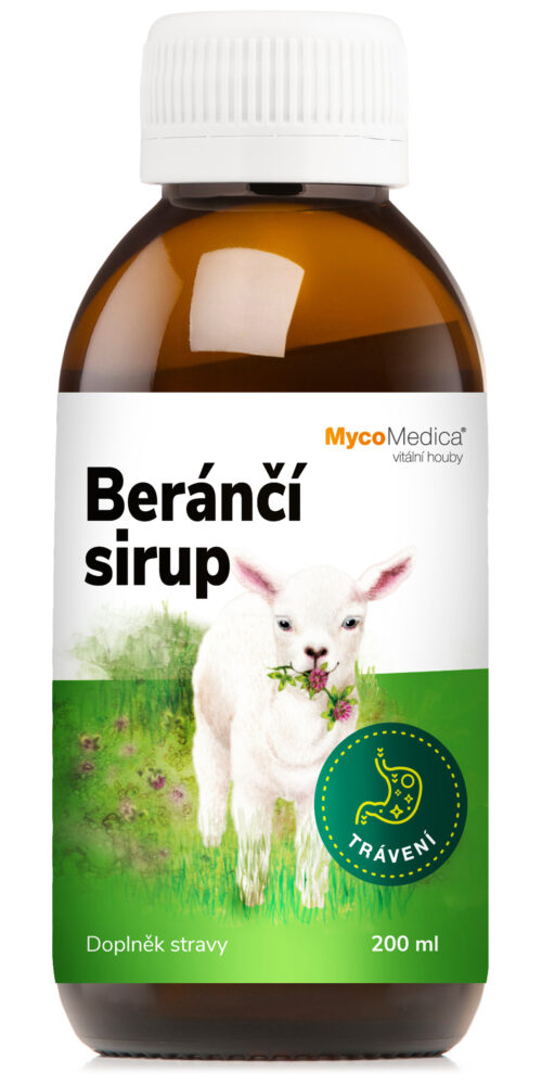 MycoMedica Beránčí sirup 200 ml + tetovačka pro děti