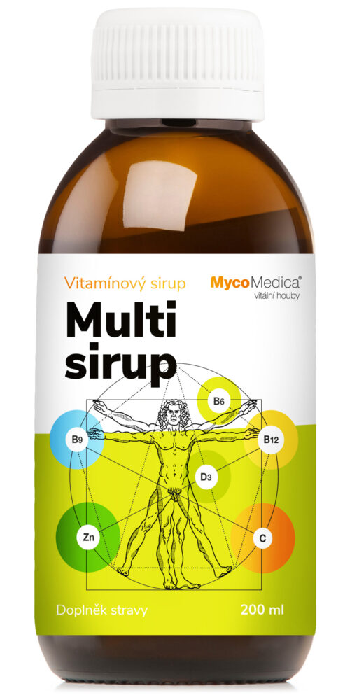 MycoMedica Multi sirup 200 ml + tetovačka pro děti
