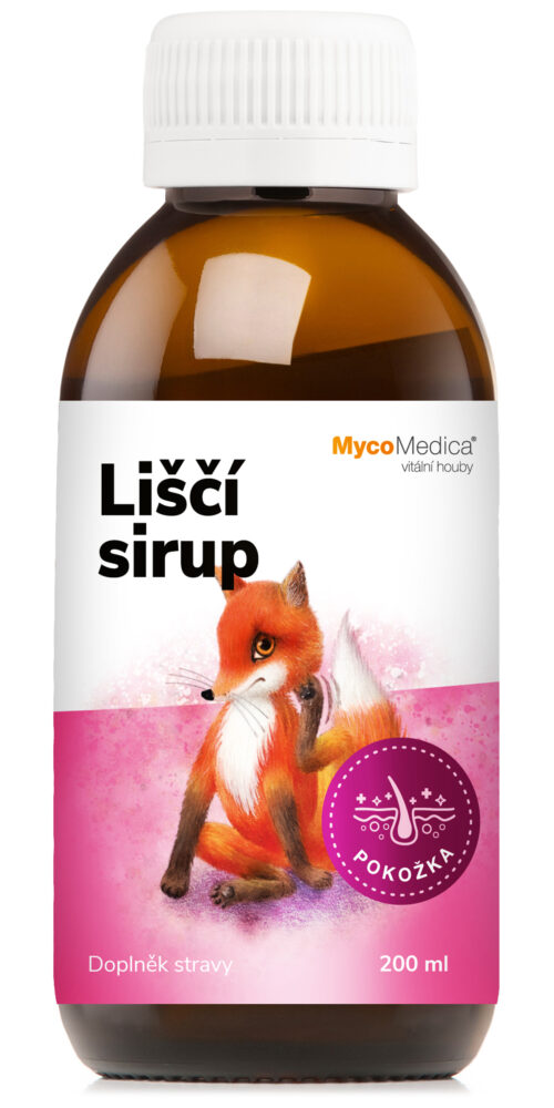 MycoMedica Liščí sirup 200 ml + tetovačka pro děti