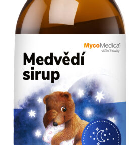 MycoMedica Medvědí sirup 200 ml + tetovačka pro děti