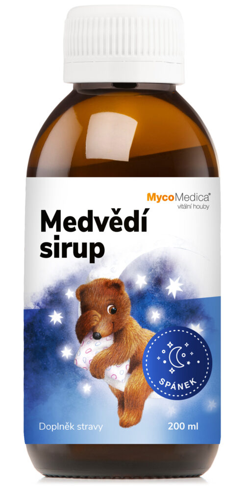 MycoMedica Medvědí sirup 200 ml + tetovačka pro děti