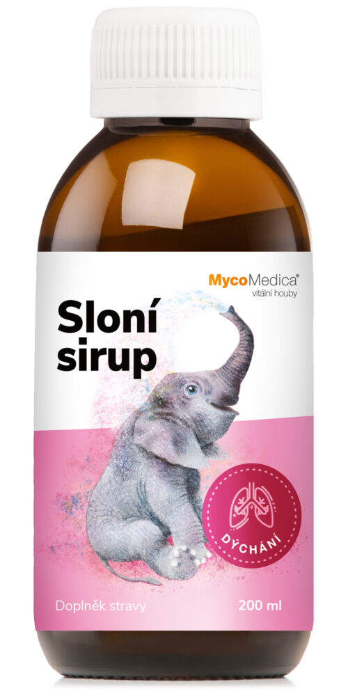 MycoMedica Sloní sirup 200 ml + tetovačka pro děti