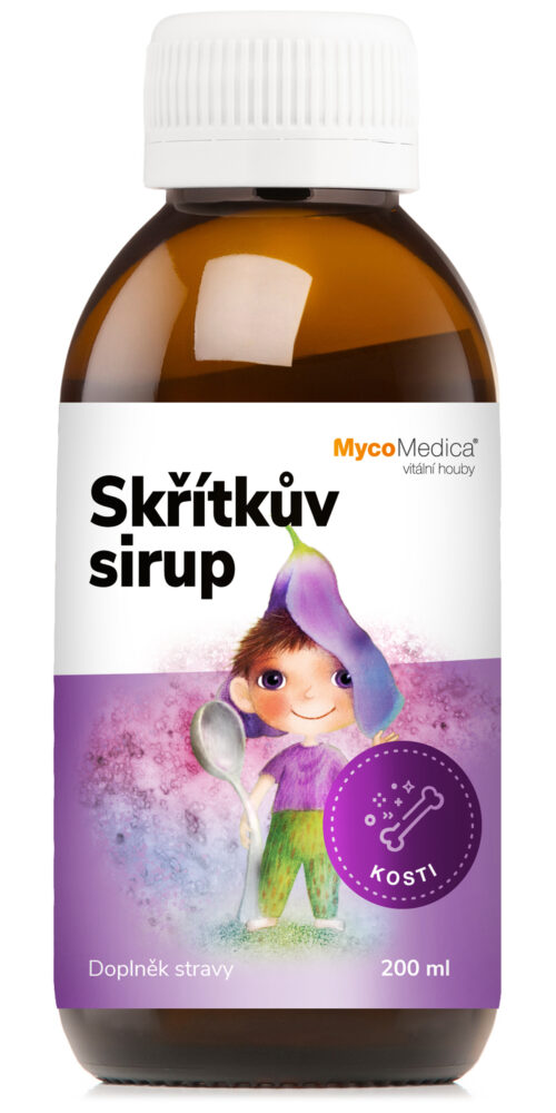 MycoMedica Skřítkův sirup 200 ml + tetovačka pro děti