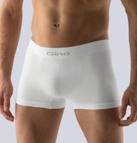 Pánské boxerky s kratší nohavičkou GINO 53000P bílá L/XL