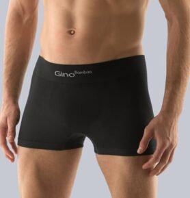 Pánské boxerky s kratší nohavičkou GINO 53004P černá L/XL