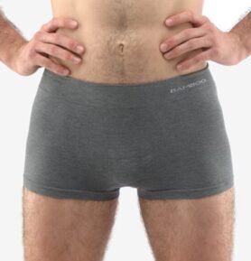 Pánské boxerky s kratší nohavičkou GINO 53005P šedá bílá XL/XXL