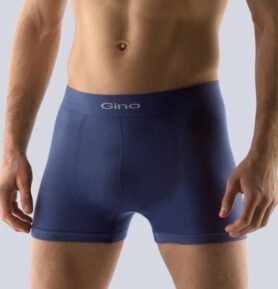 Pánské boxerky s delší nohavičkou GINO 54000P lékořice M/L