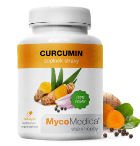 MycoMedica  Curcumin - Kurkuma dlouhá 120 kapslí