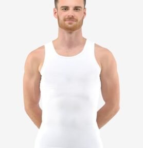 Pánský nátělník eco BAMBOO GINO 58008P bílá L/XL