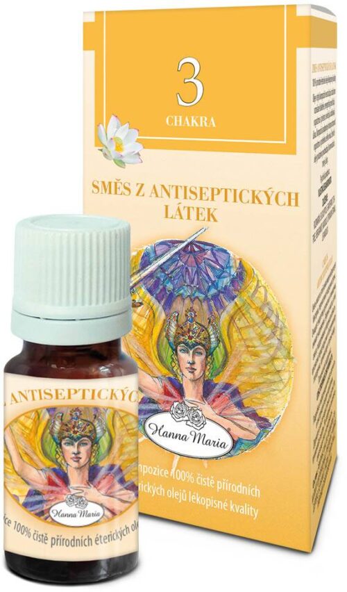 Hanna Maria Čakrální olej 3. čakra antiseptická 10 ml Objem: V oleji 10 ml