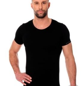 Pánské tričko Cotton SS00990 BRUBECK černá XL