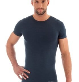 Pánské tričko Merino SS11030 BRUBECK jeans XL