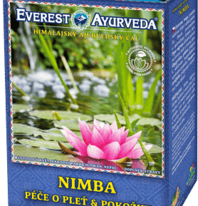 Everest Ayurveda NIMBA himalájský bylinný čaj účinný na regeneraci pokožky zvaný čistič krve 100 g