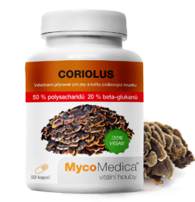 MycoMedica  Coriolus 50 % - Outkovka pestrá 90 kapslí