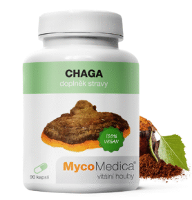 MycoMedica Chaga - Rezavec šikmý 90 kapslí