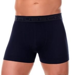 Pánské boxerky BX00501A BRUBECK bavlna modrá tmavá S