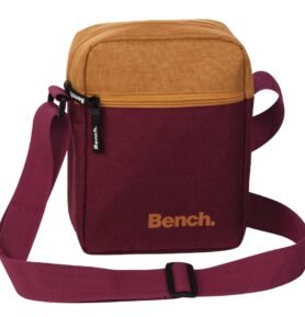 Bench Crossbody taška přes rameno Classic okrová vínová 3l