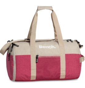 Bench Sportovní taška Classic béžová/růžová 30l