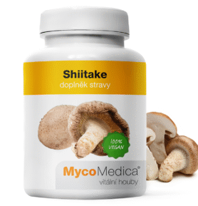 MycoMedica Shiitake - Houževnatec jedlý 90 kapslí