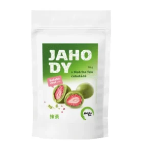 Matcha Tea Lyofilizované jahody v Matcha Tea čokoládě, 70g