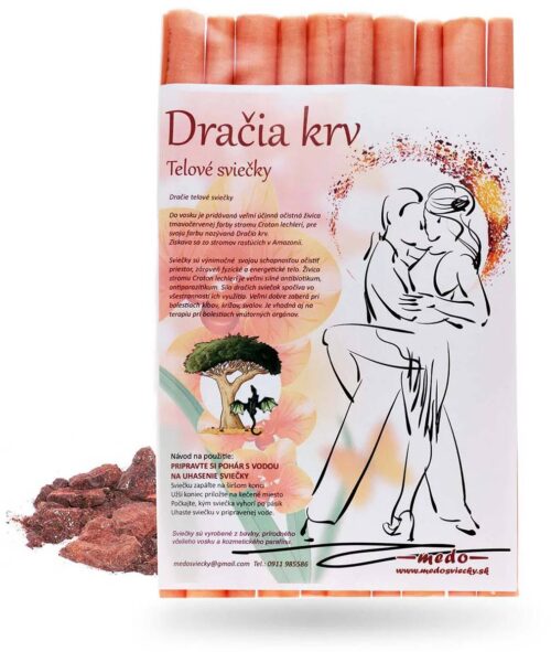 Medosviecky Jan Melich Medosvíčky Jan Melich tělové svíce DRAČÍ KREV