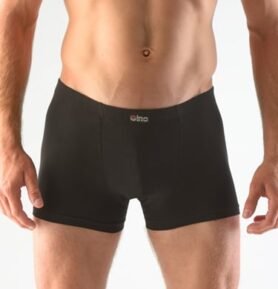 Pánské boxerky s kratší nohavičkou GINO 73064P černá L/XL
