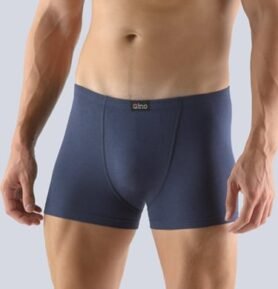 Pánské boxerky s kratší nohavičkou GINO 73068P lékořice M/L