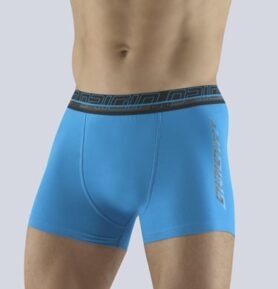 Pánské boxerky s kratší nohavičkou GINO 73093P dunaj tm. šedá S/M