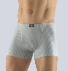 Pánské boxerky s kratší nohavičkou GINO 73097P sv. šedá šedá M/L