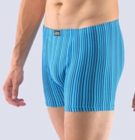 Pánské boxerky s kratší nohavičkou GINO 73112P měsíc lékořice M/L