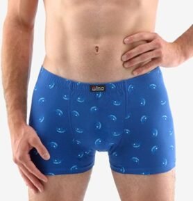 Pánské boxerky s kratší nohavičkou GINO 73121P lékořice měsíc S/M