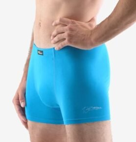 Pánské boxerky s kratší nohavičkou GINO 73124P dunaj pomnenková L/XL