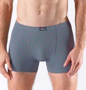 Pánské boxerky s kratší nohavičkou GINO 73127P šedá šalvěj L/XL