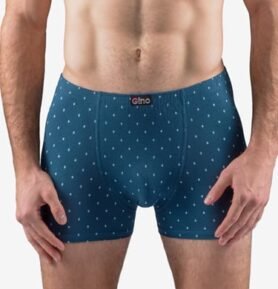 Pánské boxerky s kratší nohavičkou GINO 73128P petrolejová atlantic M/L